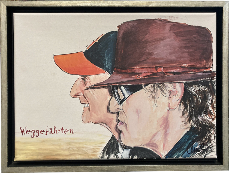 OTTO WAALKES: Weggefährten (Leinwanddruck)